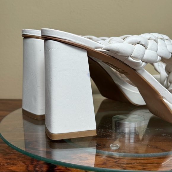 Anne Klein Aiden Bubble Braid Heel In Bone Size 9.5 - Picture 14 of 16